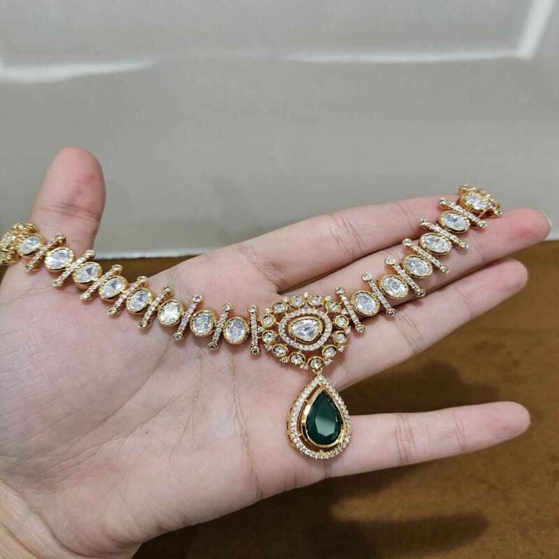 VICTORIAN KUNDAN NECKLACE - Image 2