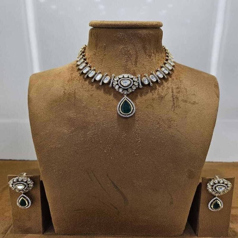 VICTORIAN KUNDAN NECKLACE - Image 8