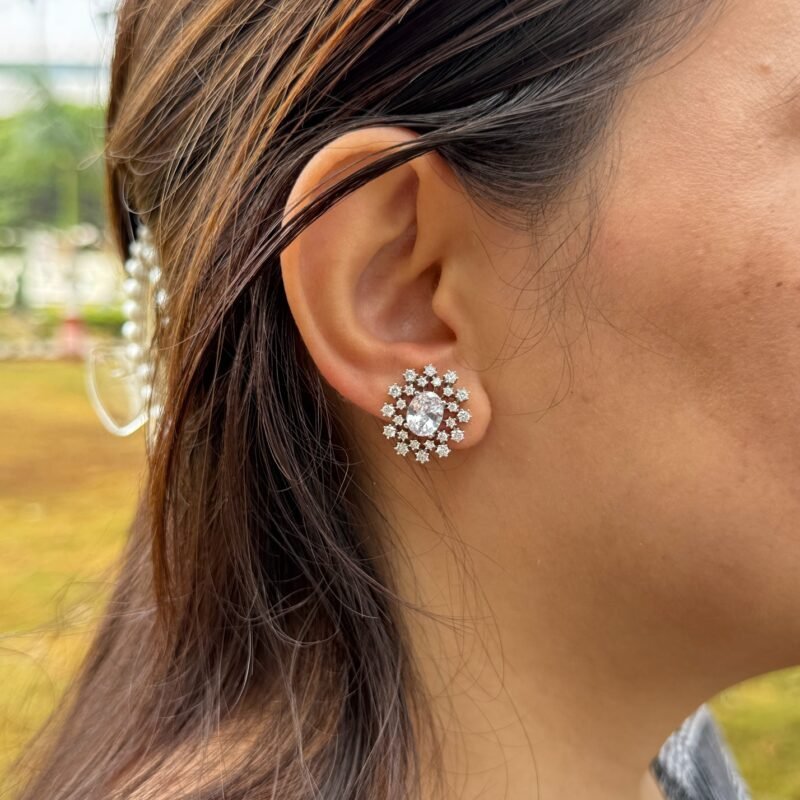 Tiny, delicate studs that shine subtly - Image 2