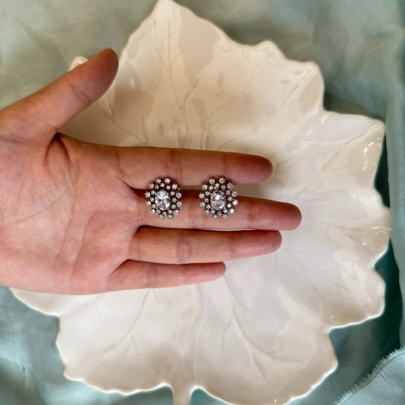 Tiny, delicate studs that shine subtly