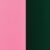 Pink- Dark green