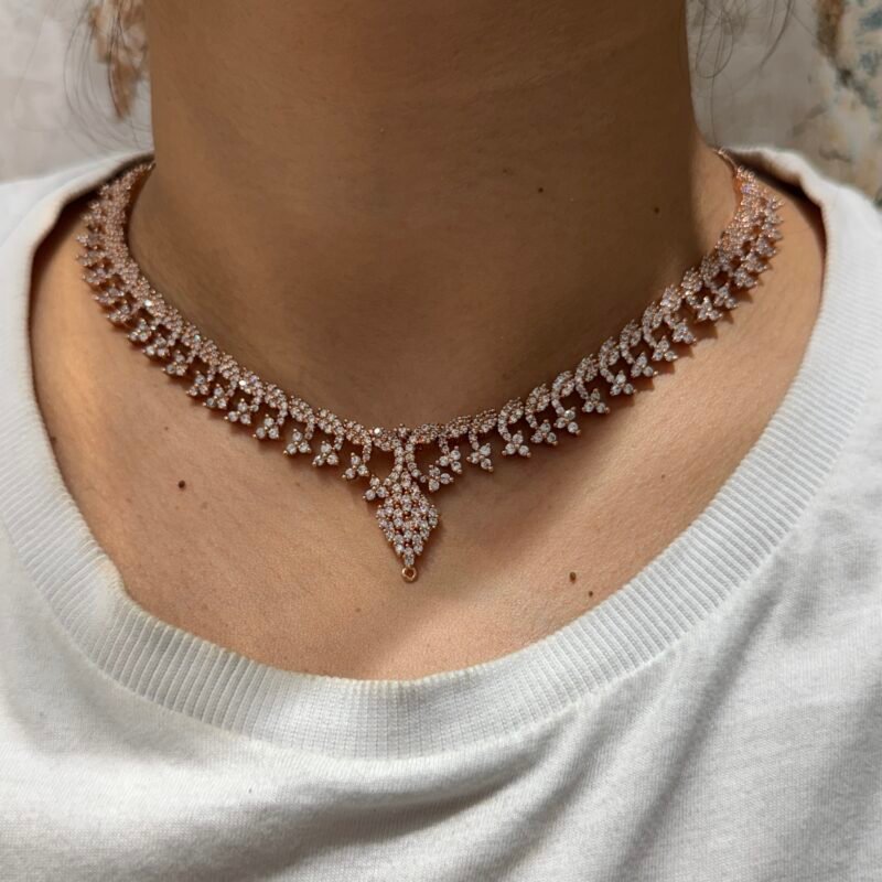 Hand-Crafted Diamond Necklace, A Symbol of Luxury - Image 2