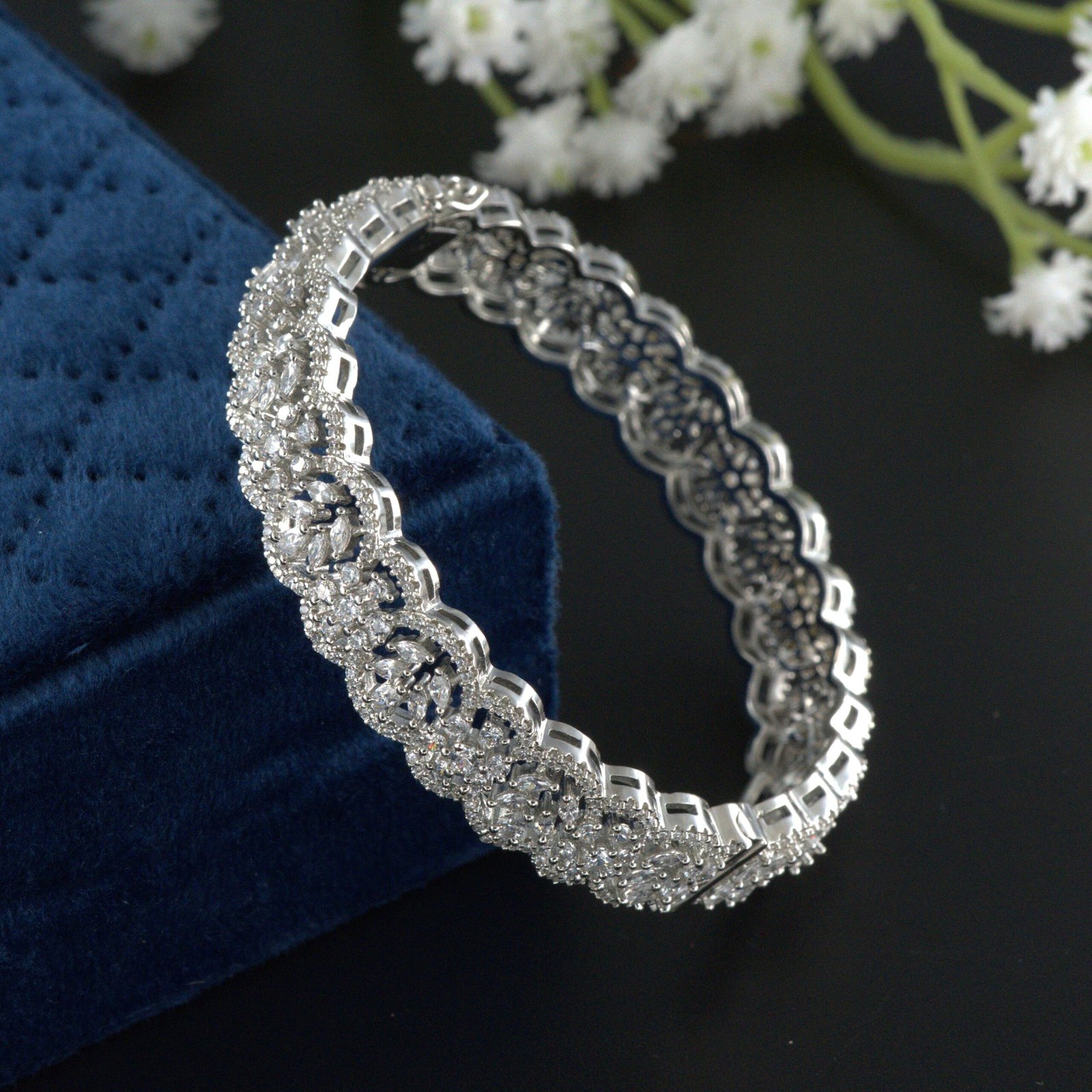 Sparkling Diamond Bangles Designed for Everyday Luxury Look - Image 4