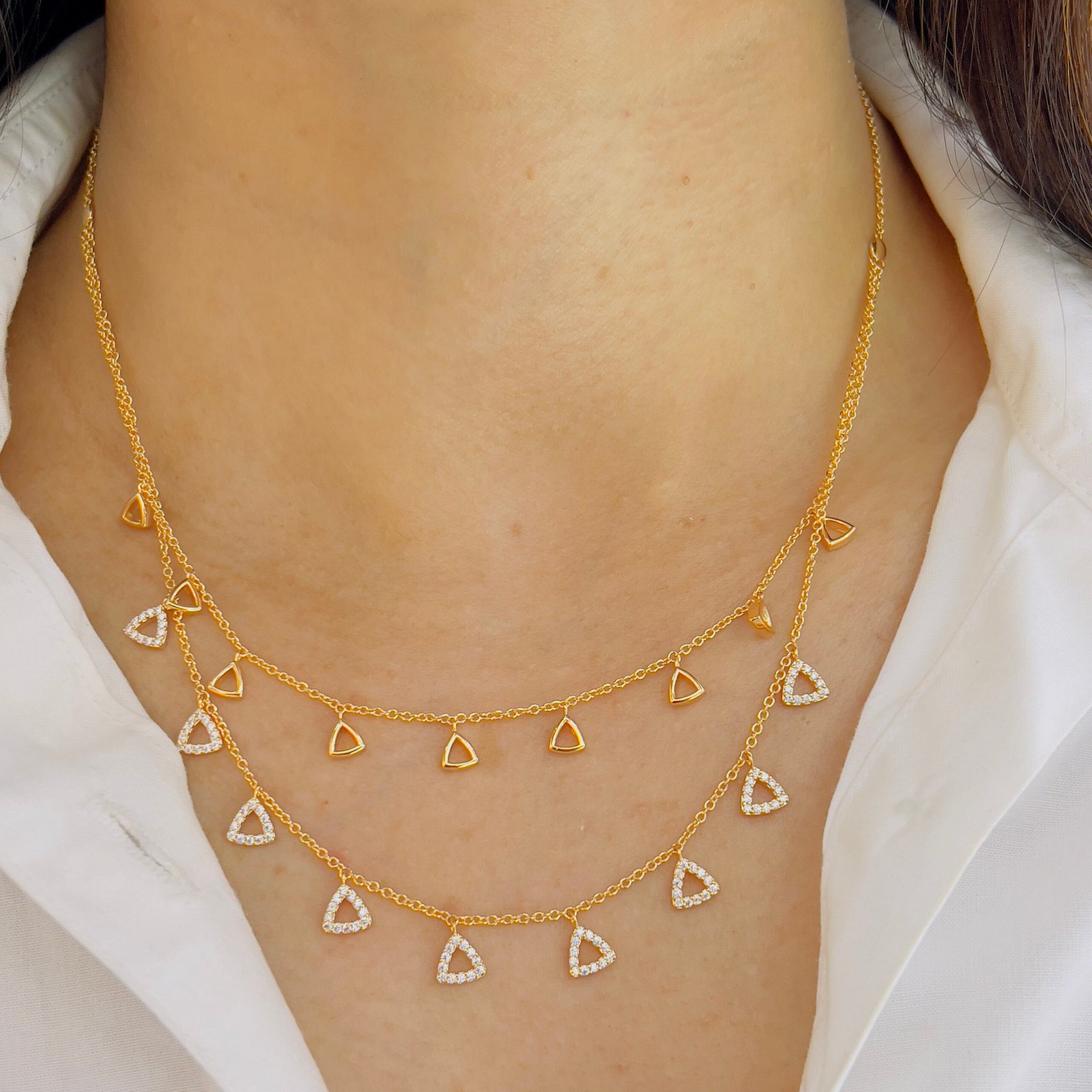 Elegant Double Line Chain for Stylish Everyday Fashion