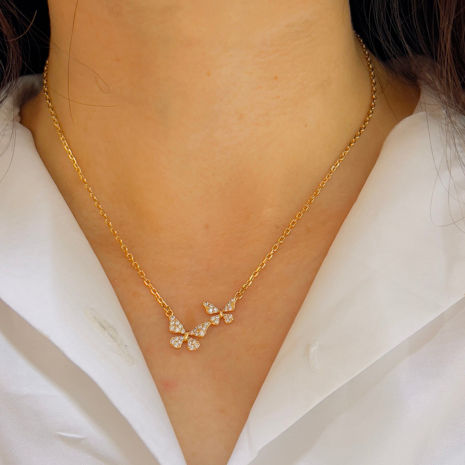 Lightweight Butterfly Chain, Stylish Comfort for Everyday Fashion
