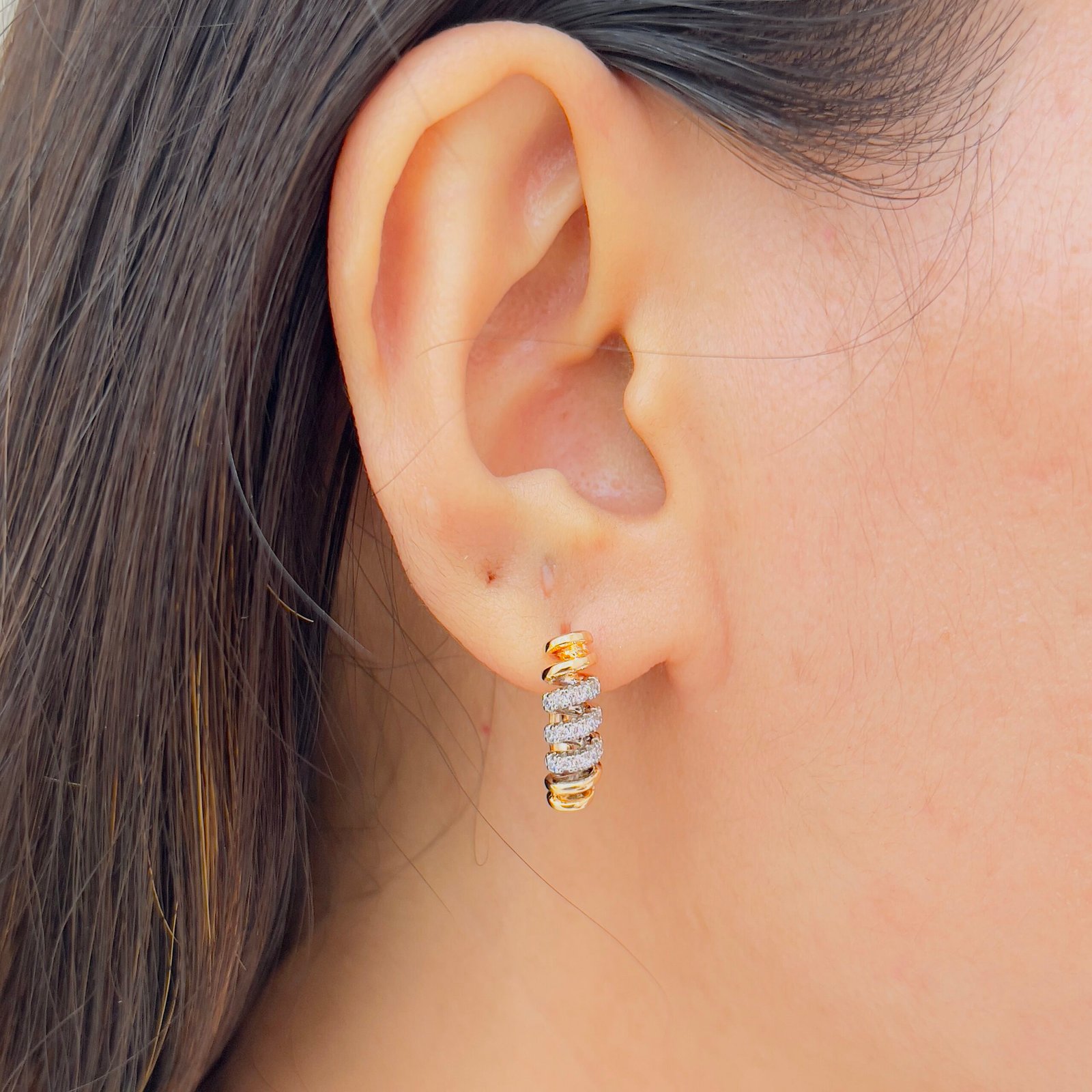 Trendy 18k Gold-Plated Earrings Ideal for Office and Casual Wear