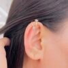 Classic 18k ear cuffs crafted for elegant daily wear