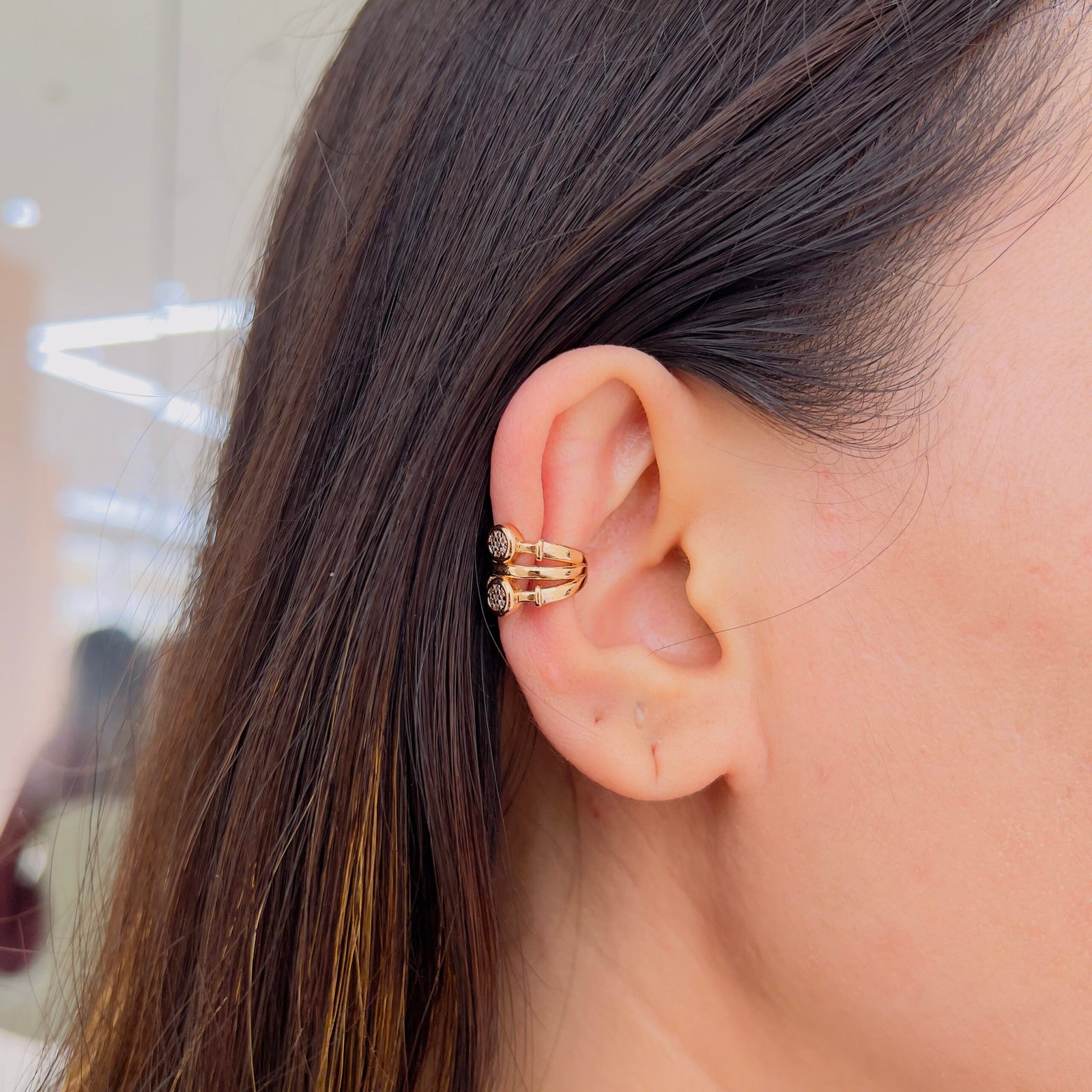 Lightweight ear cuffs showcasing charm for versatile styling