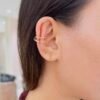 Refined pressing ear cuffs for polished daily sophistication