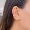 Classic ear cuffs combining durability with timeless beauty