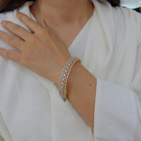 Diamond Openable Bangle: Graceful Elegance Meets Lasting Craft