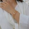 Sparkle Strong 18k Diamond Bangle for Life