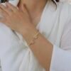 Radiant kada bracelet enhancing daily and office-ready looks