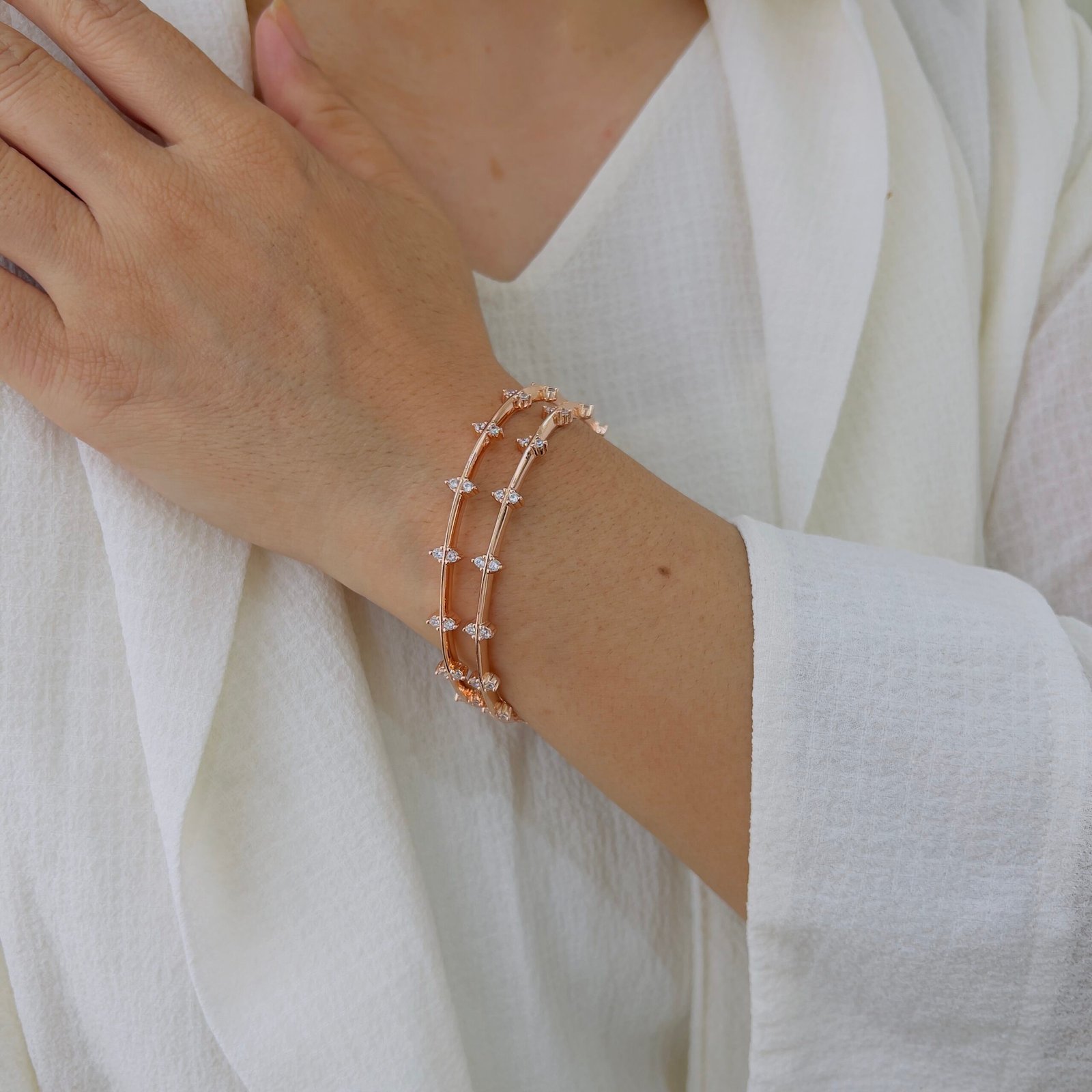 Classy Daily Wear Bangles In 18K Gold Plating - Image 5