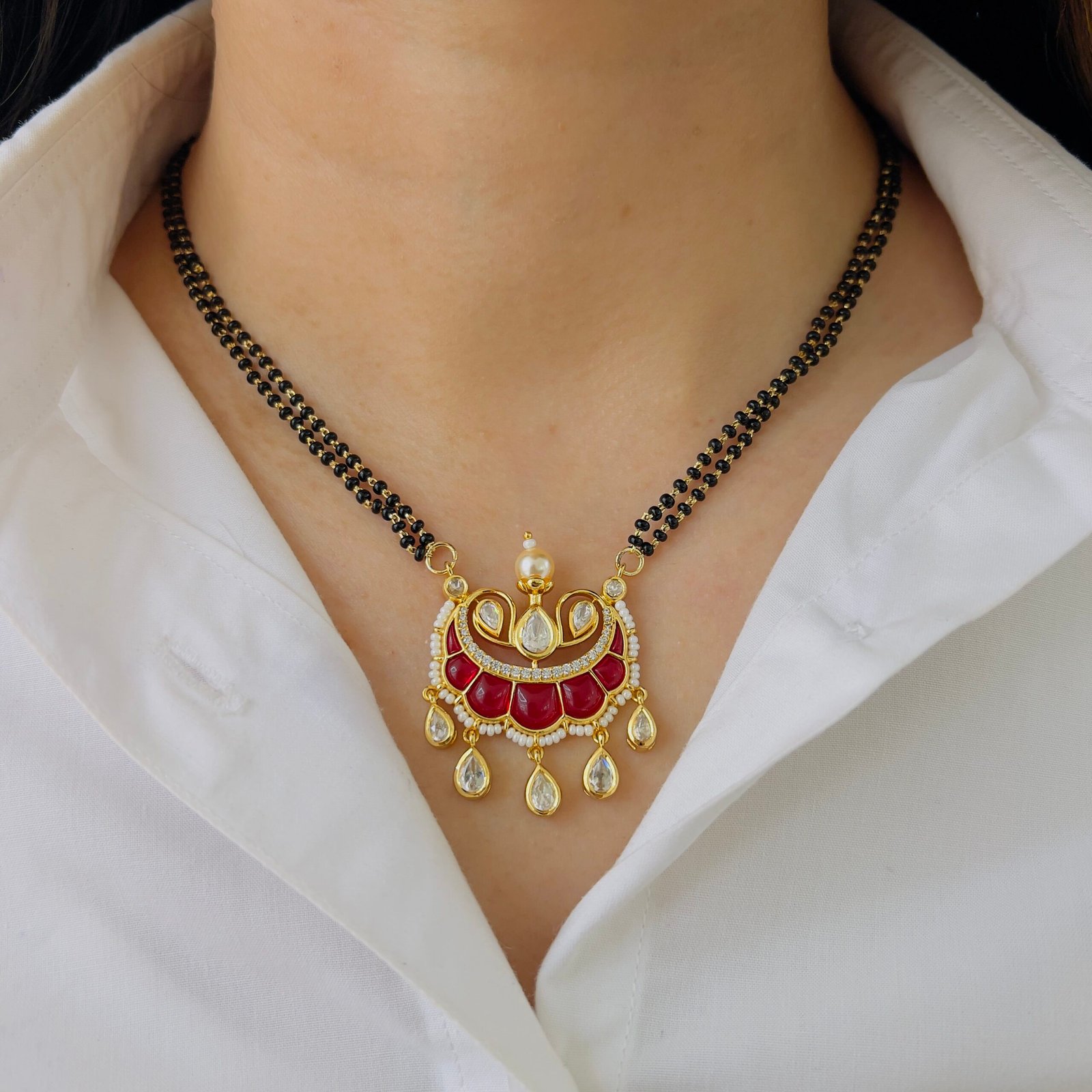 Premium Gold Plated Mangalsutra Reflecting Eternal Love and Shine