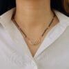 Delicate 18K Gold Plated Mangalsutra with Lustrous Stones