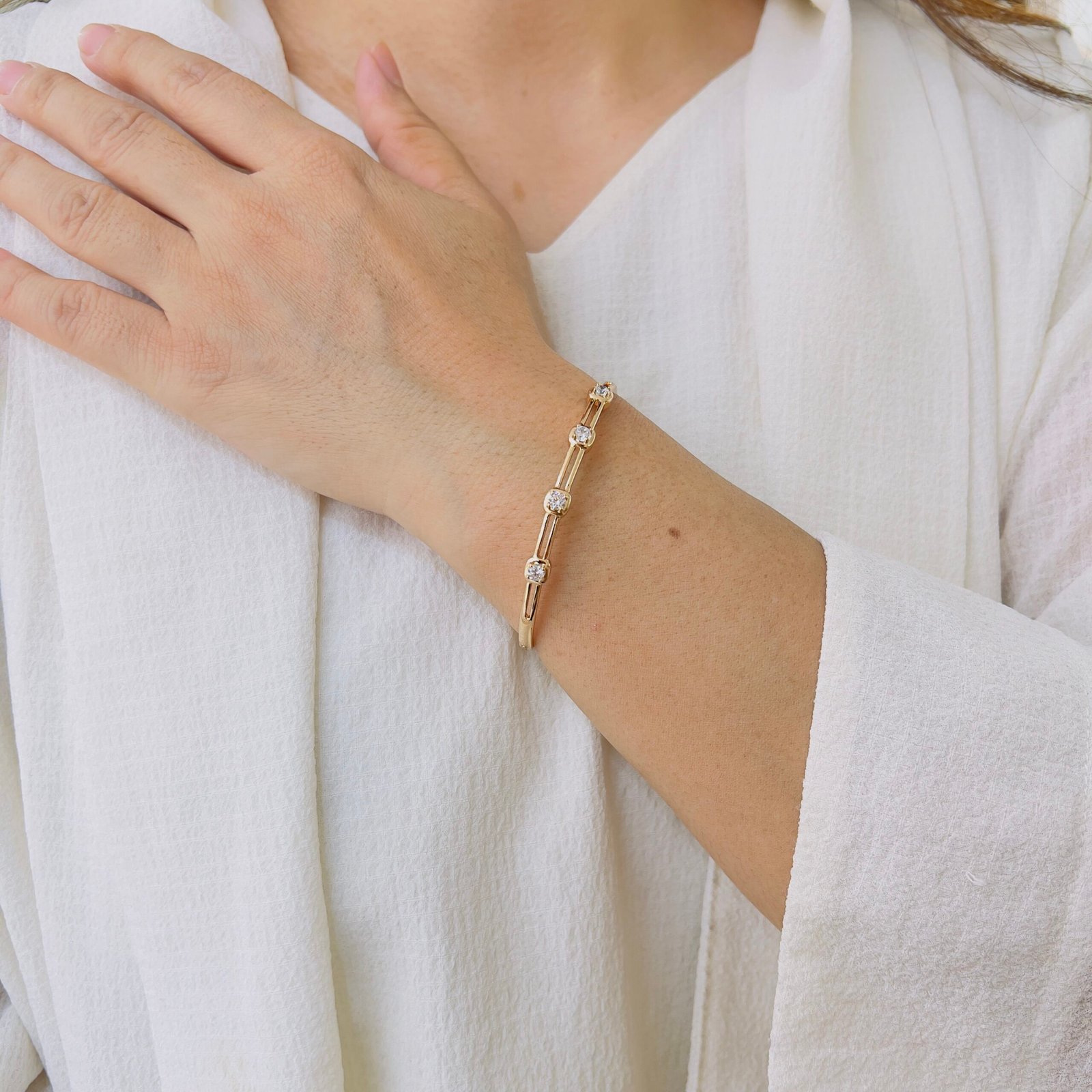 Elegant 18K Gold Plated Daily Bracelet