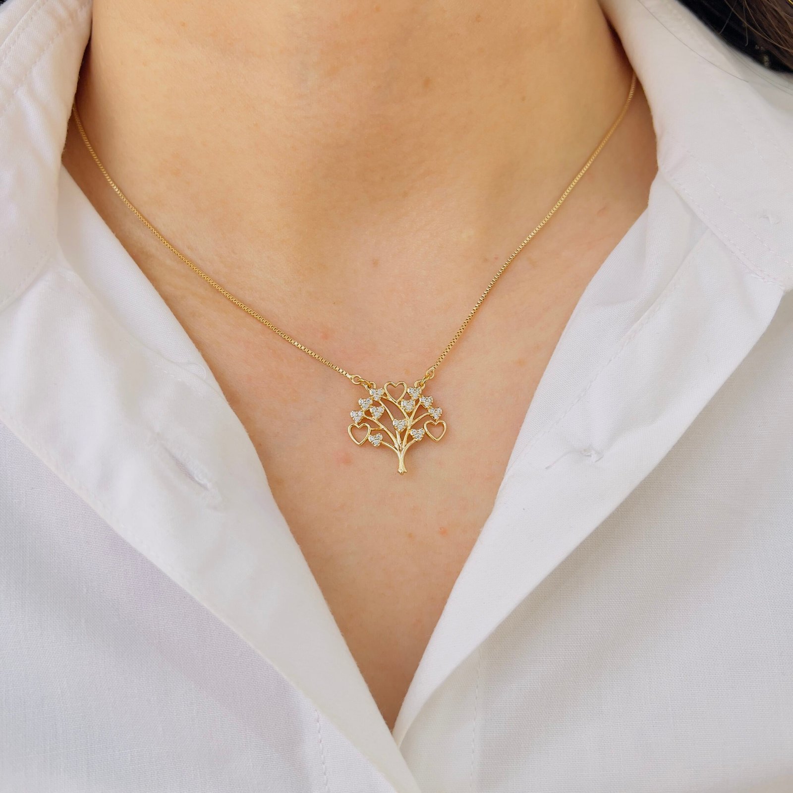 Modern Minimal 18K Plated Chain - Image 3