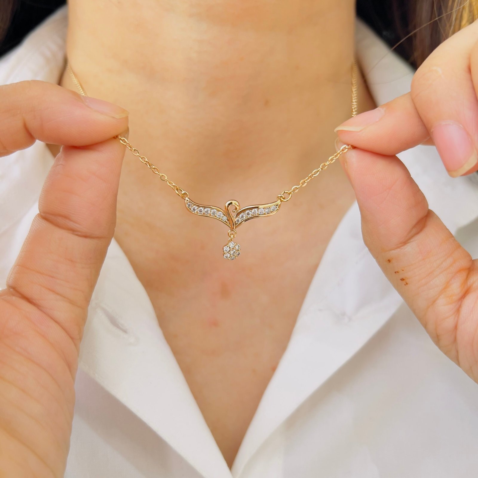 Majestic Eagle Pendant Chain in 18K Gold Plating - Image 2