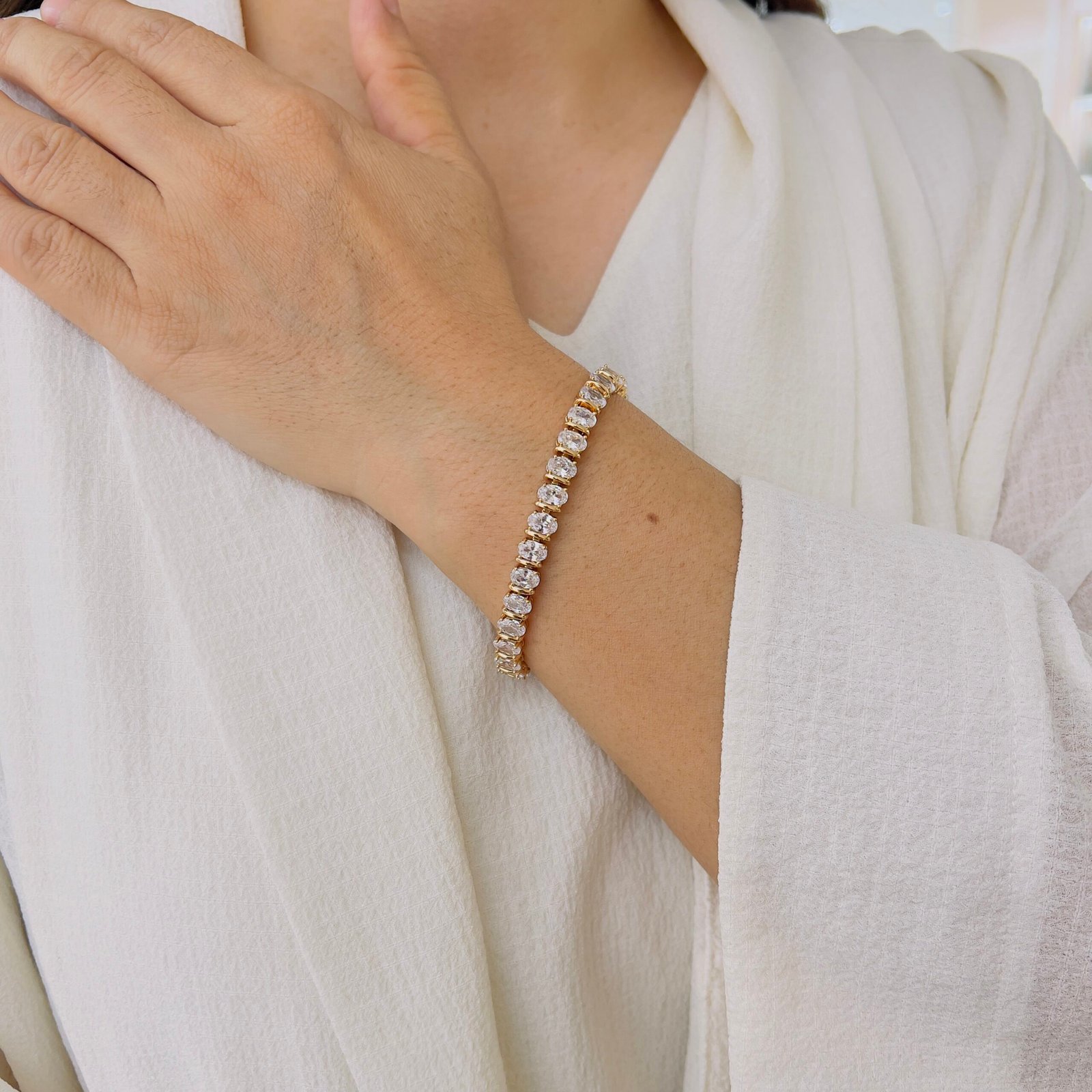 18K Gold Plated Minimal Bracelet for Daily Wear