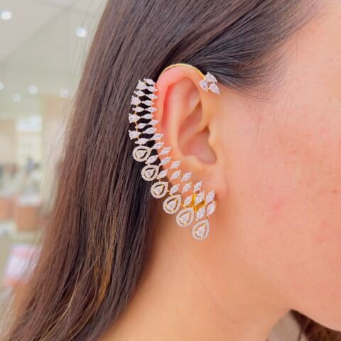 Royal-Inspired Statement Earcuffs
