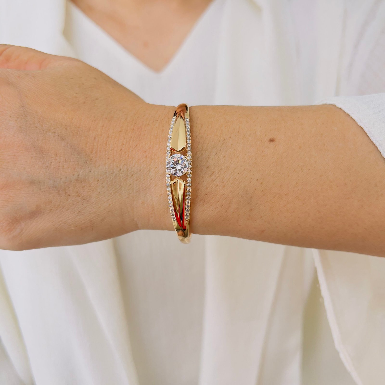 Graceful Statement Bracelet - Image 2