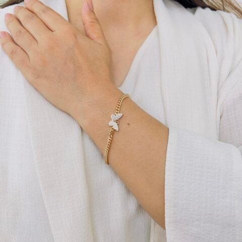 Single Butterfly Daily Wear Office Bracelet