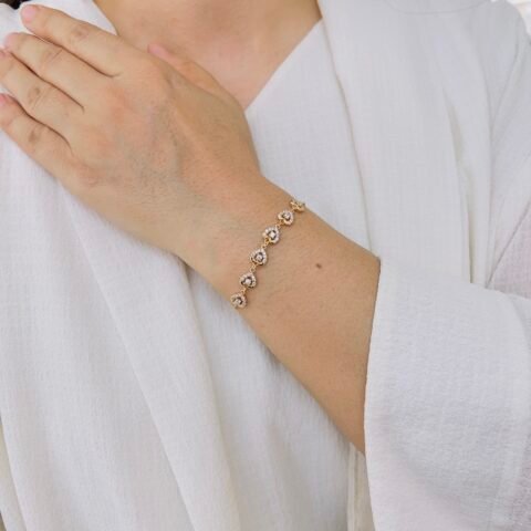 Elegant Anti-Tarnish 18K Gold Plated Bracelet