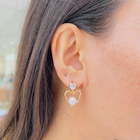 Subtle Gold Finish Earrings For Minimal And Stylish Look