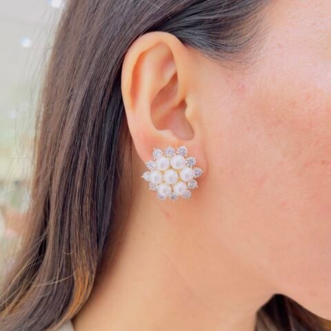 Stylish Gold Plated Earrings Perfect For Everyday Office Wear