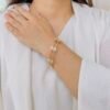 Dazzle Daily With Luxurious 18k Gold-Plated Bangle
