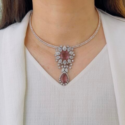 Majestic Diamond Pendant Set