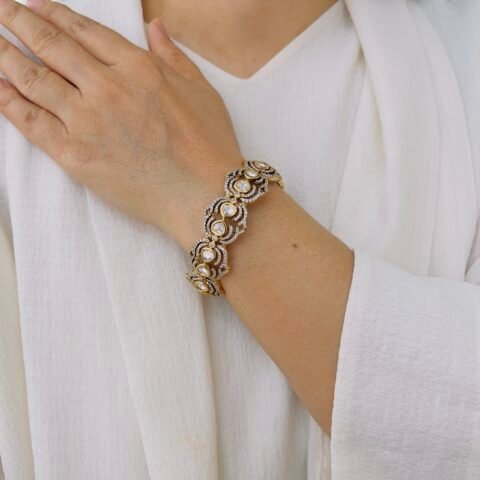 Traditional Heritage Victorian Ruby Bangle Inspired by Old Royal Jewellery