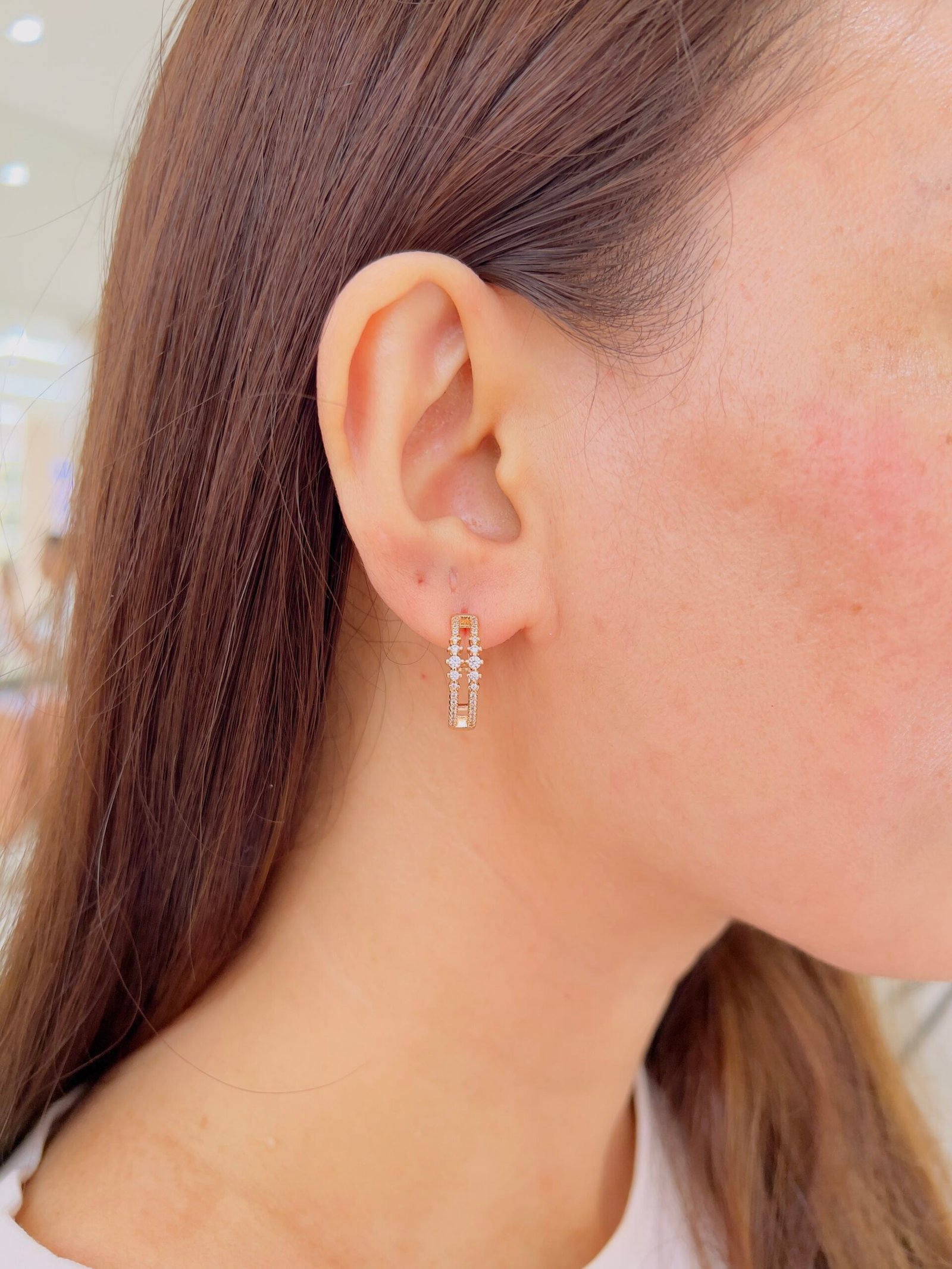 Infinity Design Earrings for Effortless Daily Gold Style - Image 2