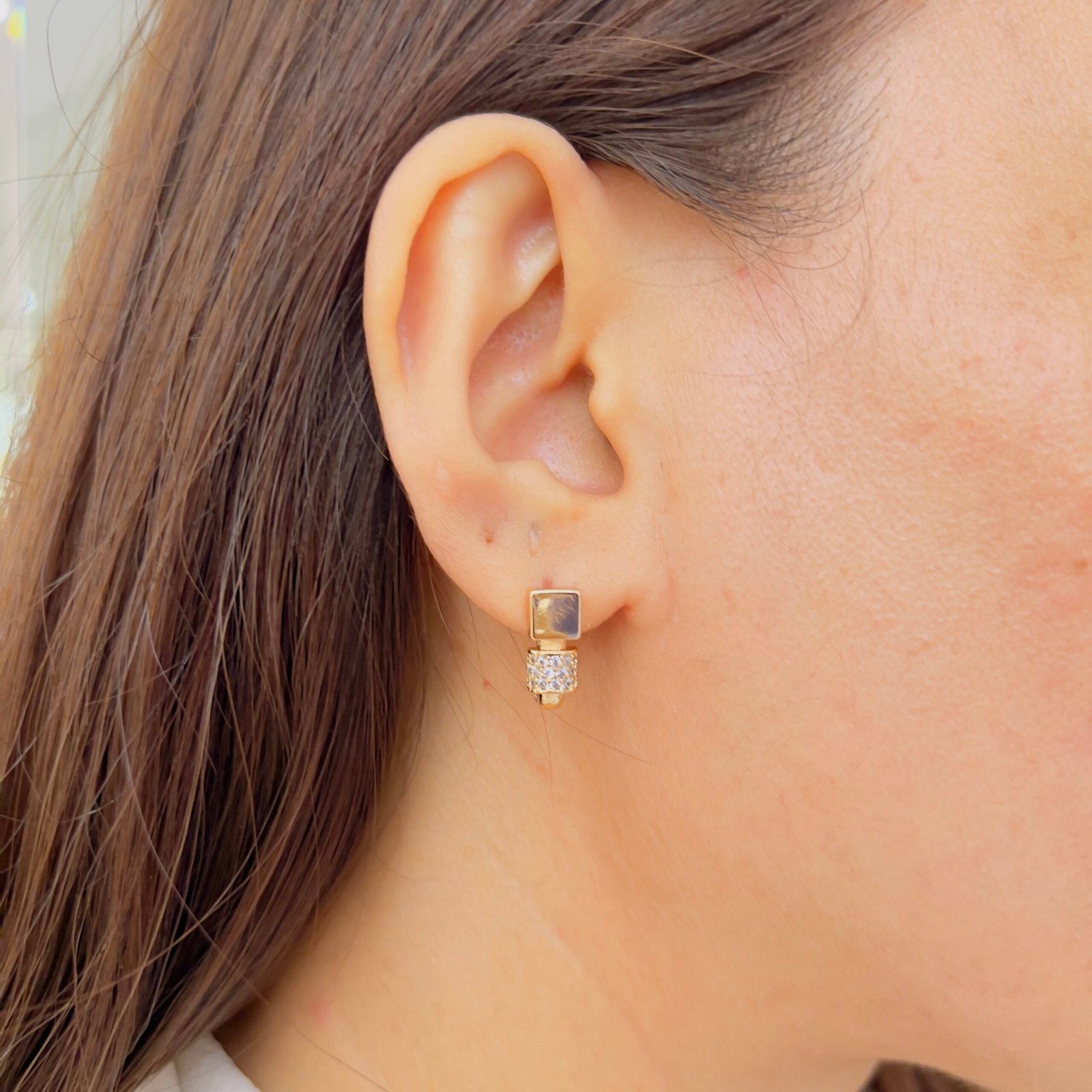 Classic Daily Wear Earrings with Anti-Tarnish 18K Gold Plating