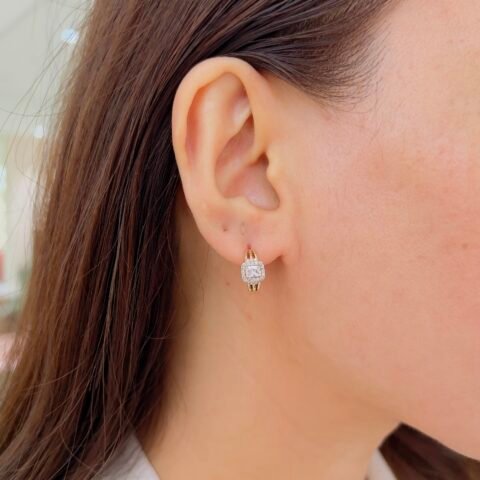 Simple Shine 18K Gold Plated Earrings