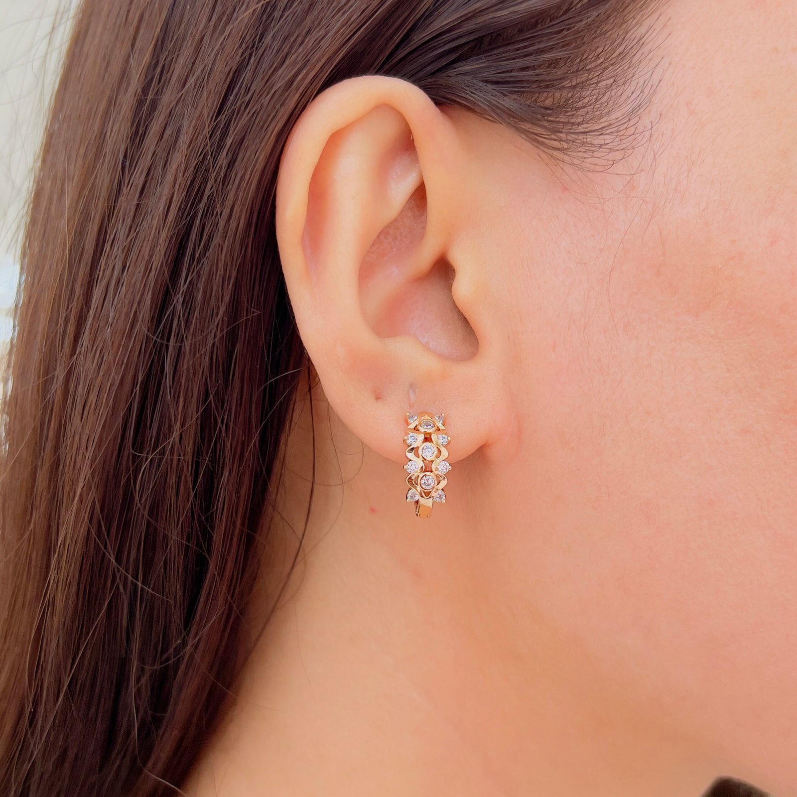 Minimal 18K Gold Plated Earrings for Daily Styling