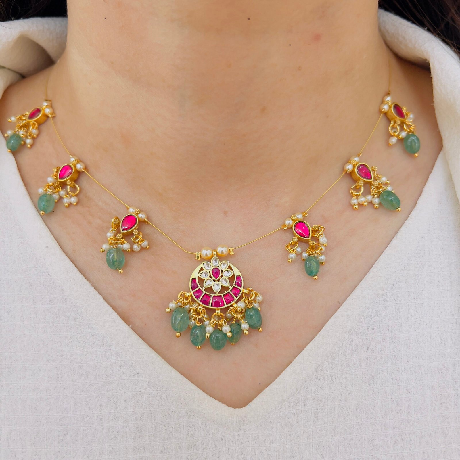 Floating Elegance Invisible Chain Necklace