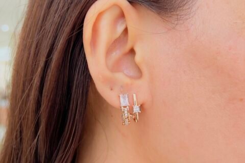 Subtle Design Studs for Everyday Elegance