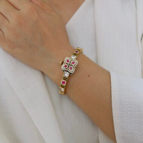 Festive Indian Temple Design Bangles