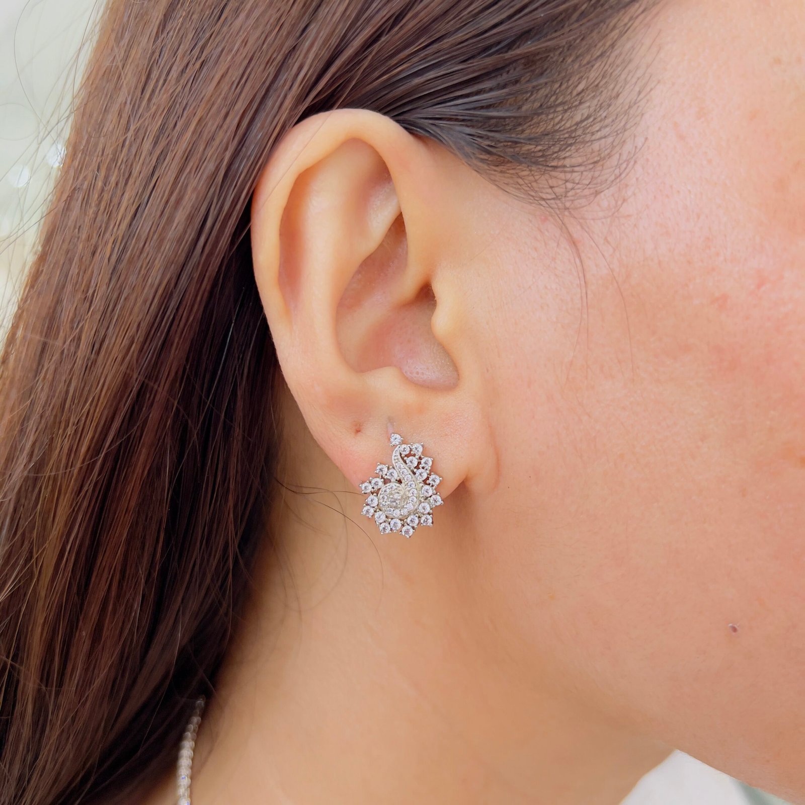 Sparkling Diamond Charm Pendant Set - Image 3