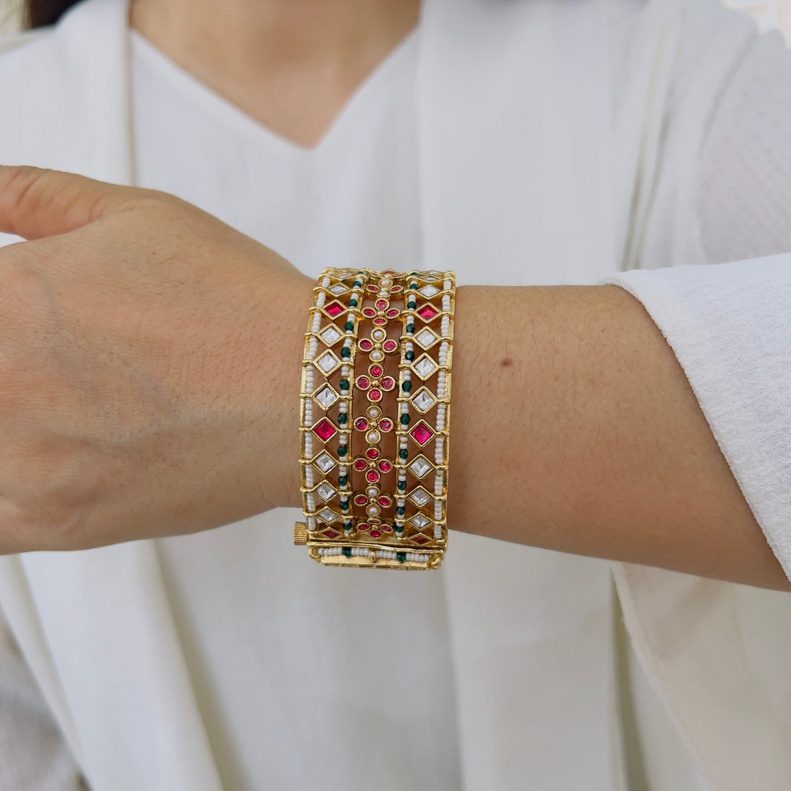 Divine Heritage Temple Bangles - Image 3