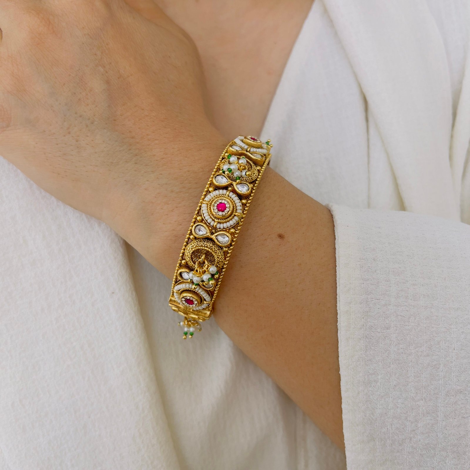 Royal Inspired Temple Design Bangles - Image 2