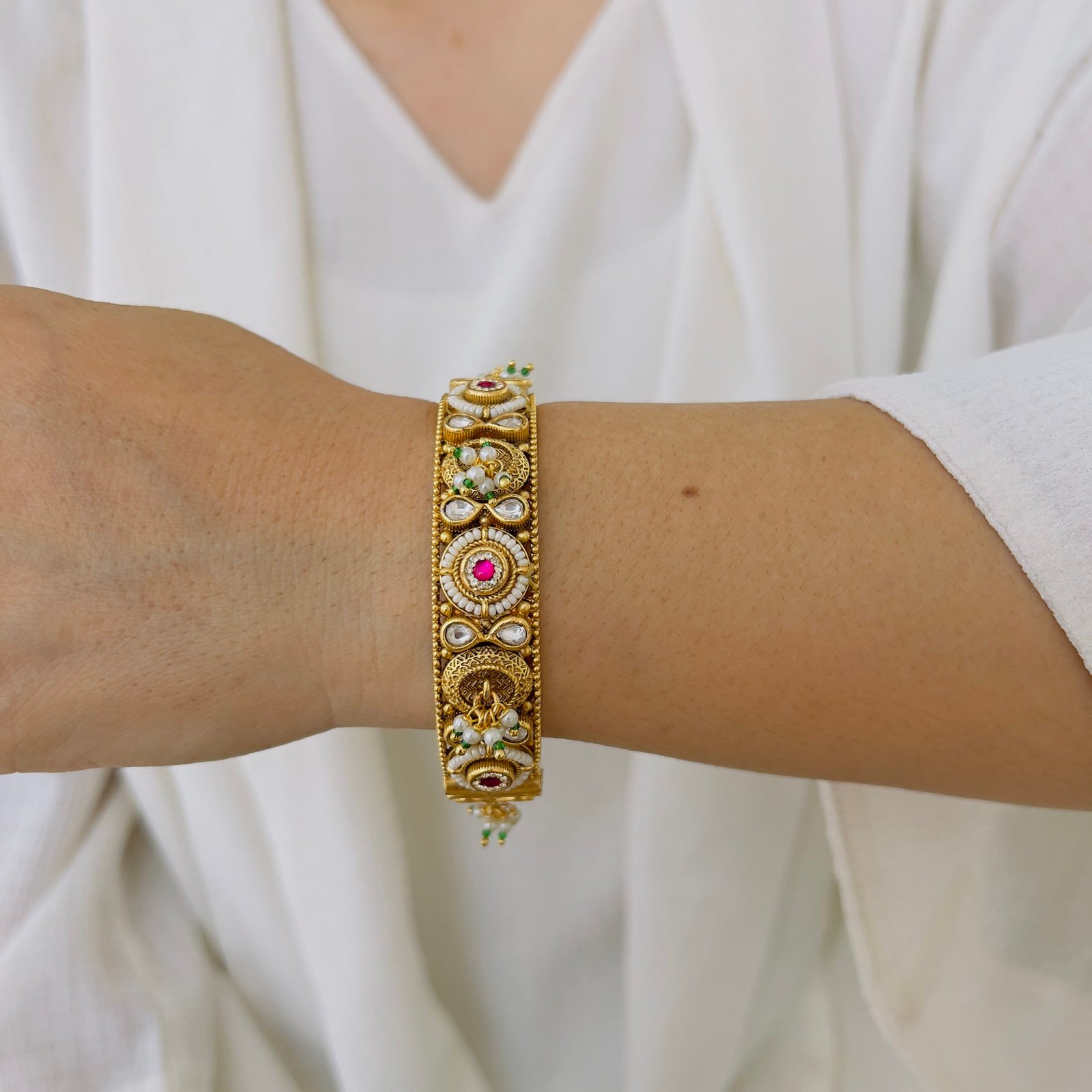 Royal Inspired Temple Design Bangles - Image 3