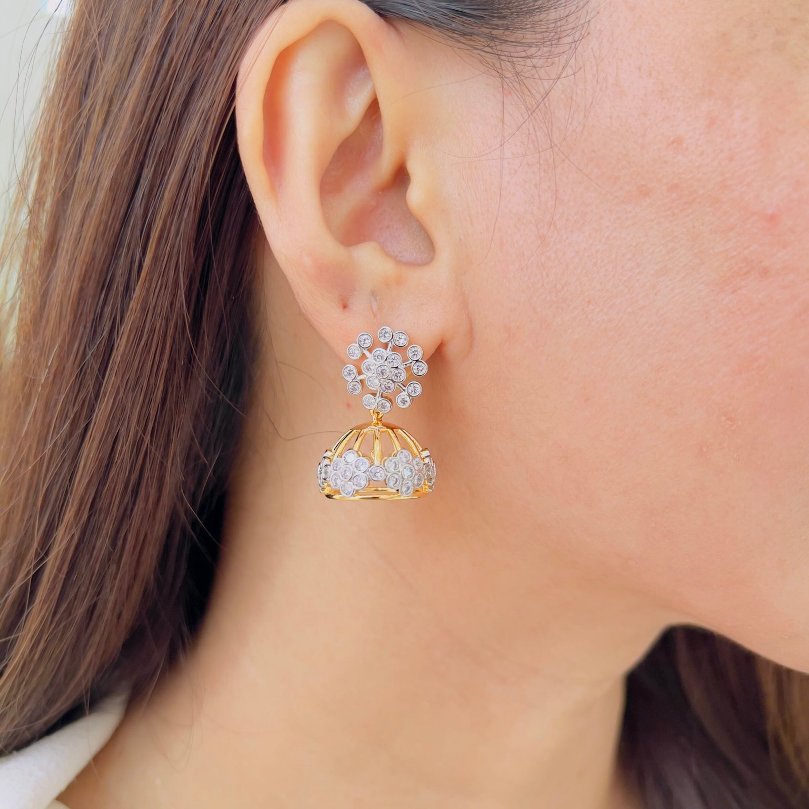 Classic Jhumka Earrings for Ethnic Grace