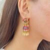 Graceful Jadau Earrings with Intricate Detailing