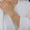 Delicate Pearl Bracelet with Elegant Finish