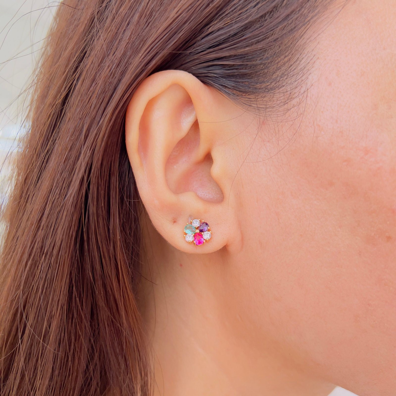 Delicate Floral Invisible Chain Set - Image 3