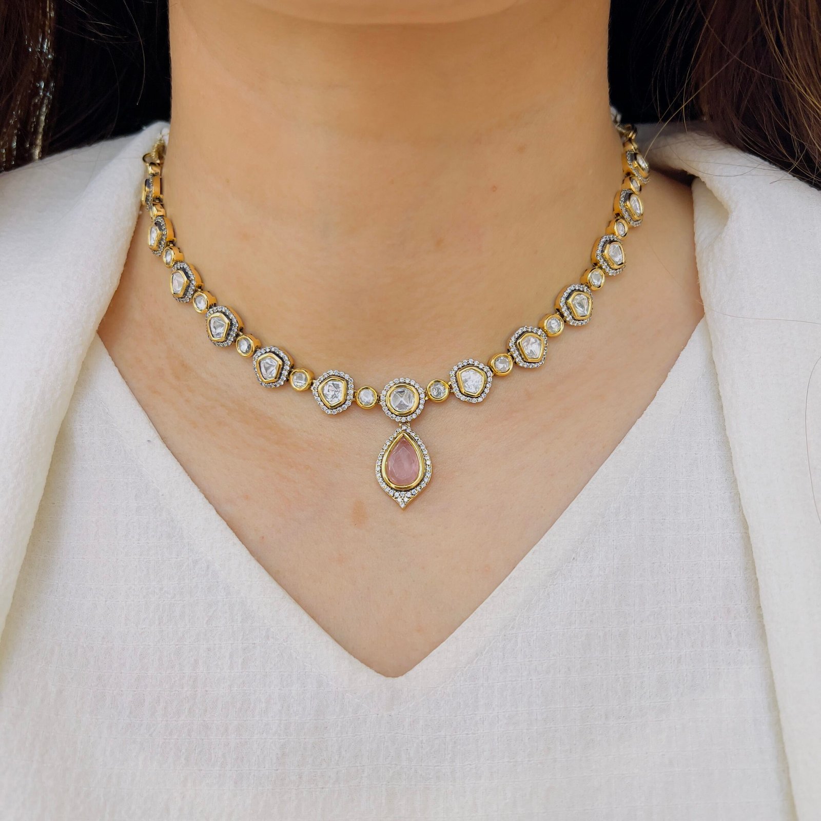 Vintage Charm in a Regal Necklace Set