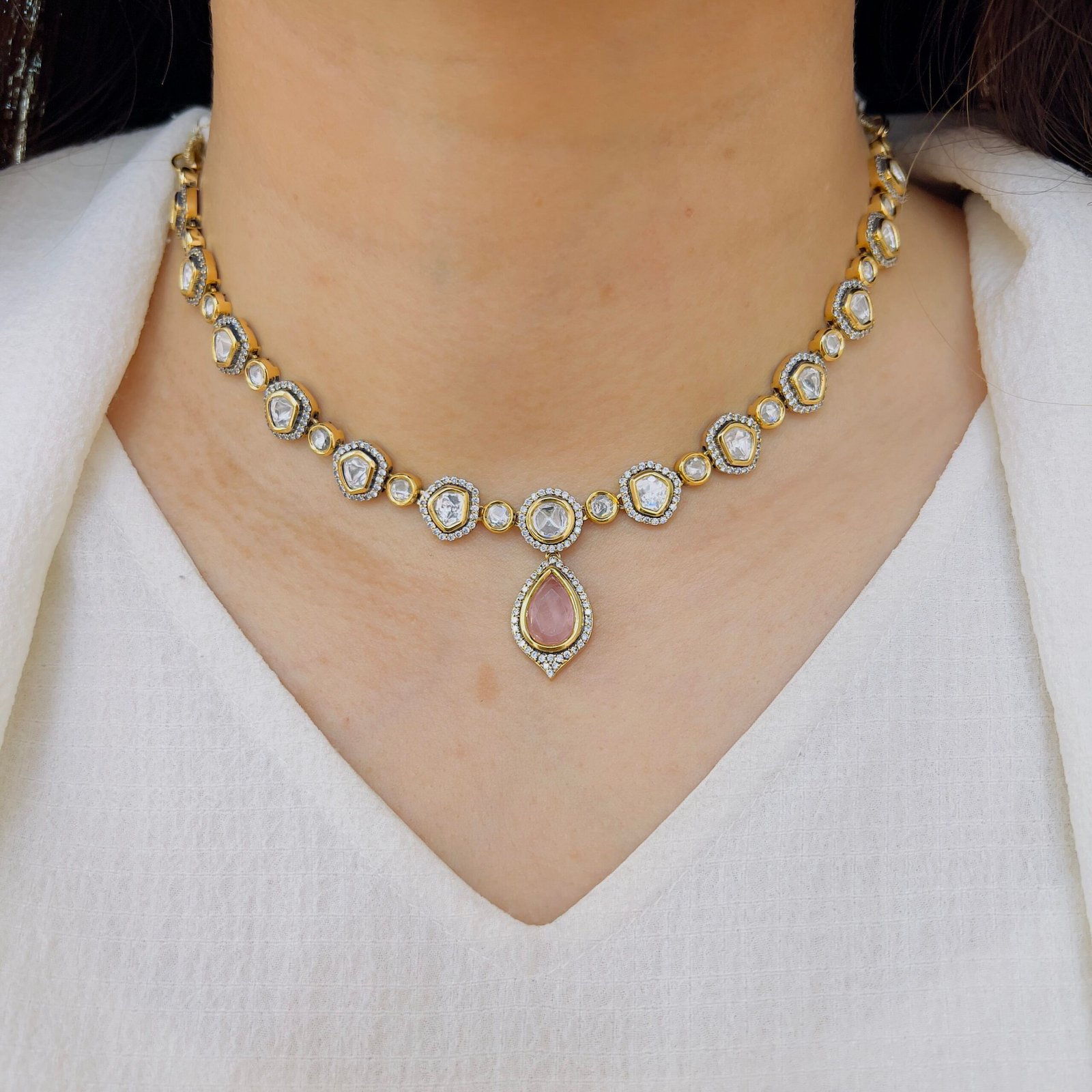 Vintage Charm in a Regal Necklace Set - Image 4